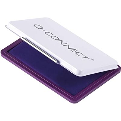 Q-Connect KF25213 Tampon encreur en métal Violet Taille 2 Q-Connect KF25213 Tampon encreur en métal Violet Taille 2
