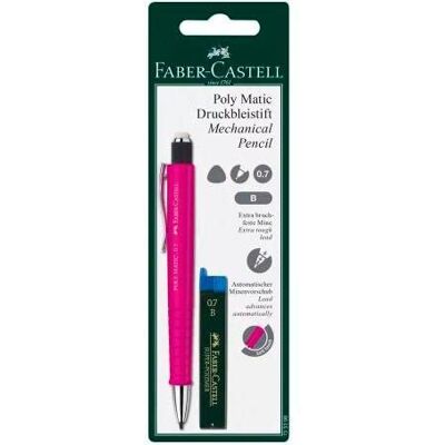 Faber-Castell 133398 Porte-mine Poly Matic 0,7 mm sur carte blister Faber-Castell 133398 Porte-mine Poly Matic 0,7 mm sur carte blister