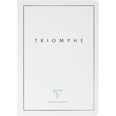 Clairefontaine 36126C Collection Triomphe GOLD Un Carnet Cousu Blanc A5 14,8x21 cm 96 Pages Lignées Papier Blanc 90 g Couverture Carte avec Marquage Or Clairefontaine 36126C Collection Triomphe GOLD Un Carnet Cousu Blanc A5 14,8x21 cm 96 Pages Lignées Papier Blanc 90 g Couverture Carte avec Marquage Or