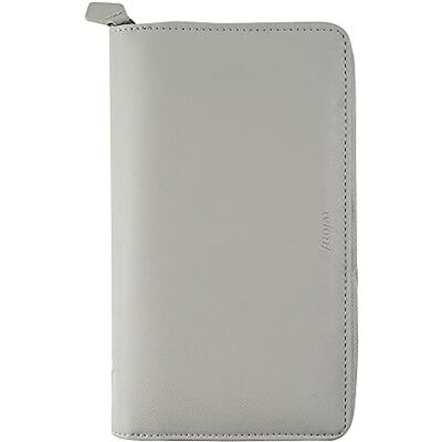 Filofax Organiseur personnel compact zippé Saffiano Granite Filofax Organiseur personnel compact zippé Saffiano Granite