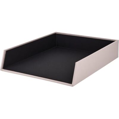 Rössler S.O.H.O.O.Plateau empilable pour format A4 – Poudre, noir Compartiments de rangement empilables, bac à documents pour lettres, documents, fichiers et organisation de bureau Rössler S.O.H.O.O.Plateau empilable pour format A4 – Poudre, noir Compartiments de rangement empilables, bac à documents pour lettres, documents, fichiers et organisation de bureau