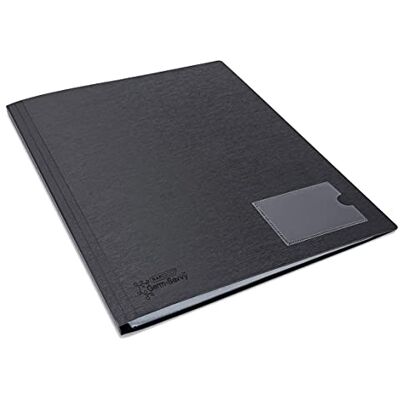 Rapesco 1649 Protège-Document Rigide avec 24 Pochettes, A4, Noir Polypropylène, Protection Antibactérienne Germ-Savvy Rapesco 1649 Protège-Document Rigide avec 24 Pochettes, A4, Noir Polypropylène, Protection Antibactérienne Germ-Savvy
