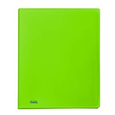 Favorit Neon Porte-vues, 40 vues lisses, 22 x 30 cm, vert fluo Favorit Neon Porte-vues, 40 vues lisses, 22 x 30 cm, vert fluo