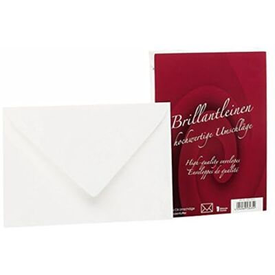 Rössler 20211833 Enveloppe lignée C6 – Blanc Rössler 20211833 Enveloppe lignée C6 – Blanc