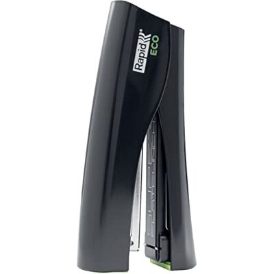 Rapid Agrafeuse de bureau, 25 feuilles, Plastique recyclé, Noir, StandUP Fashion ECO, 24509000 Rapid Agrafeuse de bureau, 25 feuilles, Plastique recyclé, Noir, StandUP Fashion ECO, 24509000