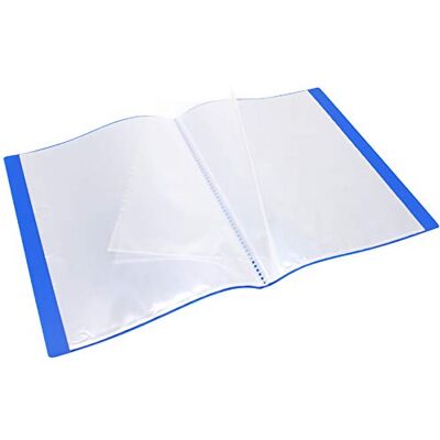 Waytex 931421 Protège Documents A4 80 Vues 40 Pochettes Couverture Polypro Bleu Waytex 931421 Protège Documents A4 80 Vues 40 Pochettes Couverture Polypro Bleu