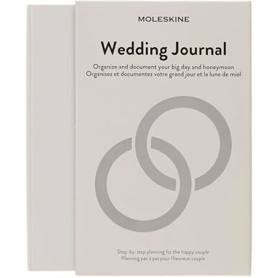 MOLESKINE Journal de Mariage, Carnet à thème Carnet à Couverture Rigide pour planifier et organiser le calendrier de votre Mariage Grand Format 13 x 21 cm 400 pages MOLESKINE Journal de Mariage, Carnet à thème Carnet à Couverture Rigide pour planifier et organiser le calendrier de votre Mariage Grand Format 13 x 21 cm 400 pages