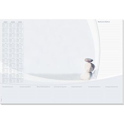 Sigel H7370 Sous-main en papier Format A2 Calendrier 2027-2029 et planning hebdomadaire 30 feuilles À déchirer En papier durable Sigel H7370 Sous-main en papier Format A2 Calendrier 2027-2029 et planning hebdomadaire 30 feuilles À déchirer En papier durable