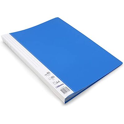 Waytex 931333B Protège Documents A4 80 vues Premium en Polypropylène Opaque Identifiable 40 Pochettes transparentes Bleu Waytex 931333B Protège Documents A4 80 vues Premium en Polypropylène Opaque Identifiable 40 Pochettes transparentes Bleu