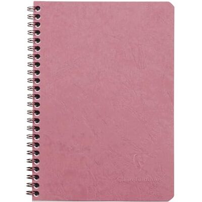 Clairefontaine 785666C Age Bag carnet reliure intégrale à poches 14,8x21cm 120p détach. ligné rose antique Clairefontaine 785666C Age Bag carnet reliure intégrale à poches 14,8x21cm 120p détach. ligné rose antique
