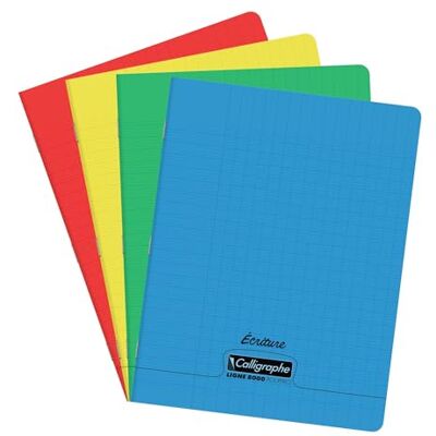 Calligraphe 18010C 8000 POLYPRO, ECRITURE Cahier piqué Teintes assorties 17x22cm 32p DL3mmIV 90g PAQ DE 20 Calligraphe 18010C 8000 POLYPRO, ECRITURE Cahier piqué Teintes assorties 17x22cm 32p DL3mmIV 90g PAQ DE 20