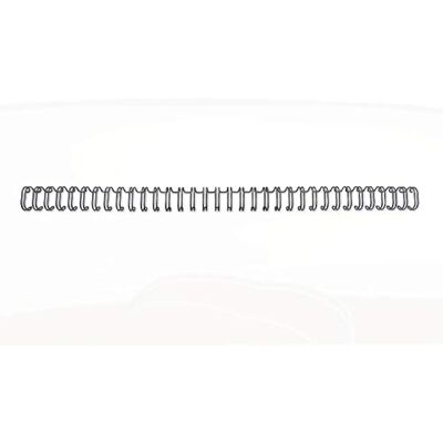 Rexel GBC Lot de 100 fils de reliure WireBind RG810710 Capacité : 100 feuilles Noir Format A4 Rexel GBC Lot de 100 fils de reliure WireBind RG810710 Capacité : 100 feuilles Noir Format A4