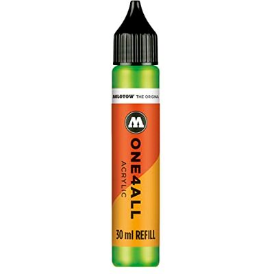 Molotow ONE4ALL Recharge Acrylique Couleur 219 Vert Fluo 30ml Recharge Encre pour Marqueur Permanent Molotow ONE4ALL Recharge Acrylique Couleur 219 Vert Fluo 30ml Recharge Encre pour Marqueur Permanent
