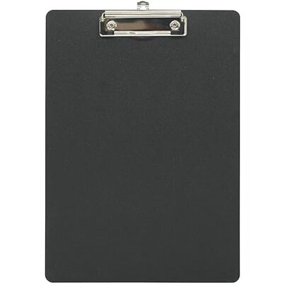 Waytex Porte Bloc à Pince A4 en Polypro 2mm 225x315mm Noir Waytex Porte Bloc à Pince A4 en Polypro 2mm 225x315mm Noir