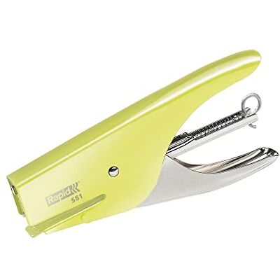 Rapid Retro Classic S51 Agrafes classiques Acier inoxydable, Jaune Agrafeuses (18 mm, 154 mm, 43 mm, 210 g) Rapid Retro Classic S51 Agrafes classiques Acier inoxydable, Jaune Agrafeuses (18 mm, 154 mm, 43 mm, 210 g)