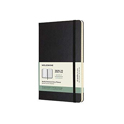 Moleskine 2022 18-Month Weekly Large Hardcover Notebook: 1 Wo = 1 Seite, rechts linierte Seite Moleskine 2022 18-Month Weekly Large Hardcover Notebook: 1 Wo = 1 Seite, rechts linierte Seite