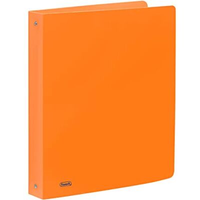 Favorit Classeur en polypropylène néon, 22 x 30 cm, 4 anneaux ronds de 30 mm, orange fluo Favorit Classeur en polypropylène néon, 22 x 30 cm, 4 anneaux ronds de 30 mm, orange fluo