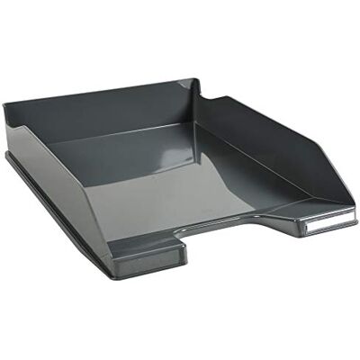 EXACOMPTA Combo Midi Office - Corbeille à courrier - Gris foncé EXACOMPTA Combo Midi Office - Corbeille à courrier - Gris foncé