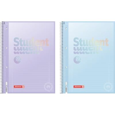 BRUNNEN Bloc-notes Premium Student « Pastel 2 » BRUNNEN Bloc-notes Premium Student « Pastel 2 »