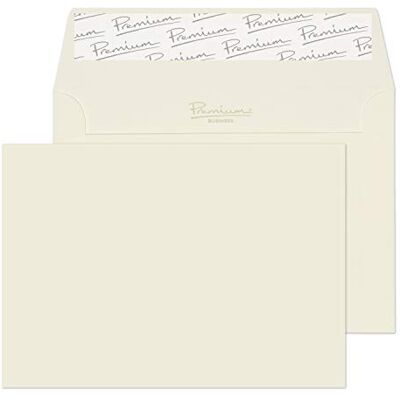 Blake Premium Business C6 114 x 162 mm 120 g/m² Enveloppes Bande Adhésive (35155) Haut Blanc Tissé Boîte de 50 Blake Premium Business C6 114 x 162 mm 120 g/m² Enveloppes Bande Adhésive (35155) Haut Blanc Tissé Boîte de 50