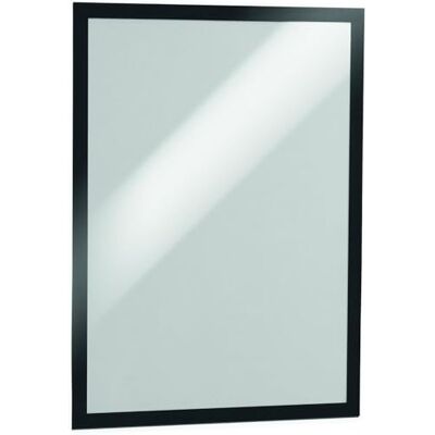 Durable 45976 Cadre Affichage Duraframe Pochette Adhésive A4 Plastique Noir Pour surfaces lisses et rigides, remplacement facile de l'insert, double face, amovible et repositionnable, en polypropylène Durable 45976 Cadre Affichage Duraframe Pochette Adhésive A4 Plastique Noir Pour surfaces lisses et rigides, remplacement facile de l'insert, double face, amovible et repositionnable, en polypropylène