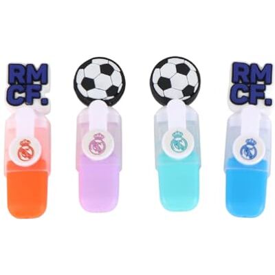 CERDÁ LIFE'S LITTLE MOMENTS Surligneurs Real Madrid Set scolaire à thème avec motif club, idéal pour les étudiants et les fans de l'équipe blanche, Real Madrid, taille unique, licence, Real Madrid CERDÁ LIFE'S LITTLE MOMENTS Surligneurs Real Madrid Set scolaire à thème avec motif club, idéal pour les étudiants et les fans de l'équipe blanche, Real Madrid, taille unique, licence, Real Madrid