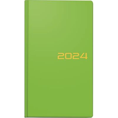 BRUNNEN Agenda semainier modèle 756 2024 2 pages = 1 semaine Taille de la feuille 8,7 x 15,3 cm Vert clair BRUNNEN Agenda semainier modèle 756 2024 2 pages = 1 semaine Taille de la feuille 8,7 x 15,3 cm Vert clair