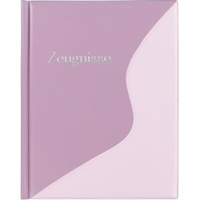 Idena 22086 Pochette pour bulletins scolaires avec 12 pochettes transparentes, pochette pour documents A4, album à rabats violet pastel, pochette pour bulletins scolaires, documents et bien Idena 22086 Pochette pour bulletins scolaires avec 12 pochettes transparentes, pochette pour documents A4, album à rabats violet pastel, pochette pour bulletins scolaires, documents et bien