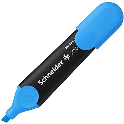 Schneider Surligneurs Job, rechargeable, Bleu Schneider Surligneurs Job, rechargeable, Bleu