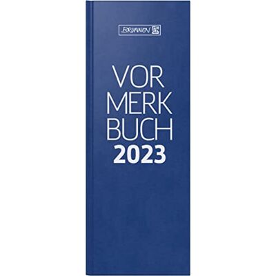 BRUNNEN Agenda journalier modèle 786 2023 Dimensions de la feuille : 11 x 29,7 cm Bleu BRUNNEN Agenda journalier modèle 786 2023 Dimensions de la feuille : 11 x 29,7 cm Bleu