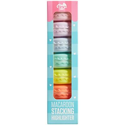 Tinc Macaron Lot de 5 surligneurs multicolores Macarons Tinc Macaron Lot de 5 surligneurs multicolores Macarons