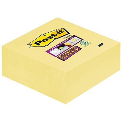 Post-it 2028-SCY Lot de 270 feuilles de 270 feuilles adhésives Jaune 76 x 76 mm Post-it 2028-SCY Lot de 270 feuilles de 270 feuilles adhésives Jaune 76 x 76 mm