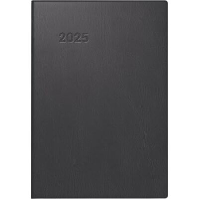 BRUNNEN Agenda de poche modèle 723 (2025), 2 pages = 1 semaine, format A7, 160 pages, couverture en plastique, noir BRUNNEN Agenda de poche modèle 723 (2025), 2 pages = 1 semaine, format A7, 160 pages, couverture en plastique, noir