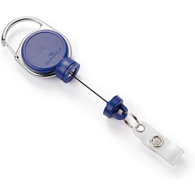 Durable 832907 Enrouleur Extra Résistant Pour Porte-Carte et Objets Lourds Jusqu'à 300g, 1 Pièce, Bleu Foncé Durable 832907 Enrouleur Extra Résistant Pour Porte-Carte et Objets Lourds Jusqu'à 300g, 1 Pièce, Bleu Foncé