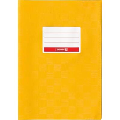 BRUNNEN Protège-cahier A5, jaune doré BRUNNEN Protège-cahier A5, jaune doré