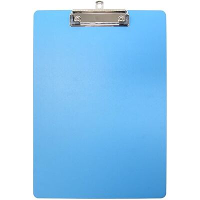 Waytex Porte Bloc à Pince A4 en Polypro 2mm 225x315mm Bleu Waytex Porte Bloc à Pince A4 en Polypro 2mm 225x315mm Bleu