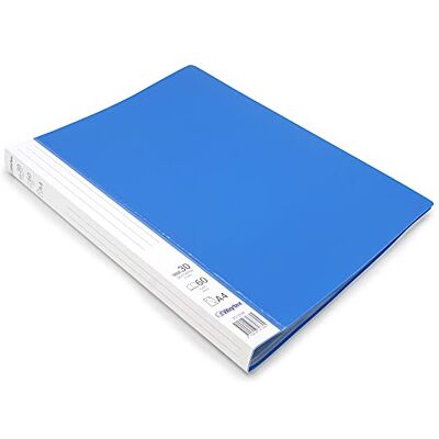 Waytex 931332B Protège Documents A4 60 vues Premium en Polypropylène Opaque Identifiable 30 Pochettes transparentes Bleu Waytex 931332B Protège Documents A4 60 vues Premium en Polypropylène Opaque Identifiable 30 Pochettes transparentes Bleu