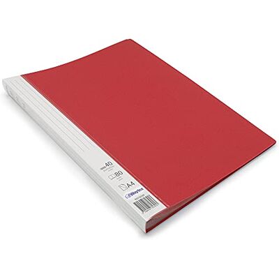 Waytex 931333R Protège Documents A4 80 vues Premium en Polypropylène Opaque Identifiable 40 Pochettes transparentes Rouge Waytex 931333R Protège Documents A4 80 vues Premium en Polypropylène Opaque Identifiable 40 Pochettes transparentes Rouge