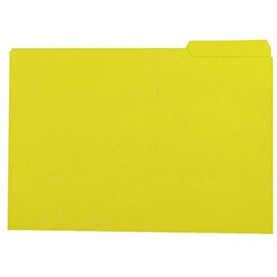 Elba Gio 400040699 Lot de 50 sous-chemises avec languette droite Jaune Elba Gio 400040699 Lot de 50 sous-chemises avec languette droite Jaune