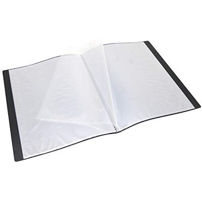 Waytex 931410 Protège Documents A4 60 Vues 30 Pochettes Couverture Polypro Noir Waytex 931410 Protège Documents A4 60 Vues 30 Pochettes Couverture Polypro Noir