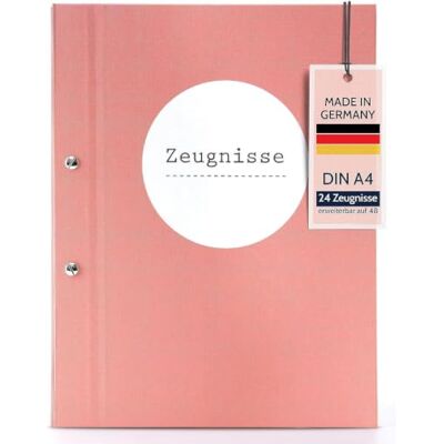Goldbuch 36 1011 Porte-documents pastel format A4, porte-documents avec fermeture à vis, poches invisibles, classeur en lin avec 12 pochettes env. 24 x 31 x 1,5 cm, papier rose Goldbuch 36 1011 Porte-documents pastel format A4, porte-documents avec fermeture à vis, poches invisibles, classeur en lin avec 12 pochettes env. 24 x 31 x 1,5 cm, papier rose
