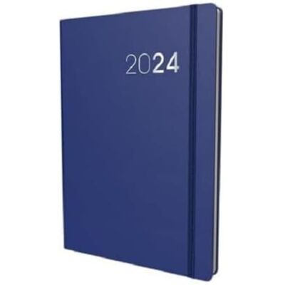 Collins Legacy Agenda semainier 2024 format A5 – Planificateur d'entreprise et organiseur – Janvier à décembre 2024 – Semainier – Bleu – CL53.60–24 Collins Legacy Agenda semainier 2024 format A5 – Planificateur d'entreprise et organiseur – Janvier à décembre 2024 – Semainier – Bleu – CL53.60–24