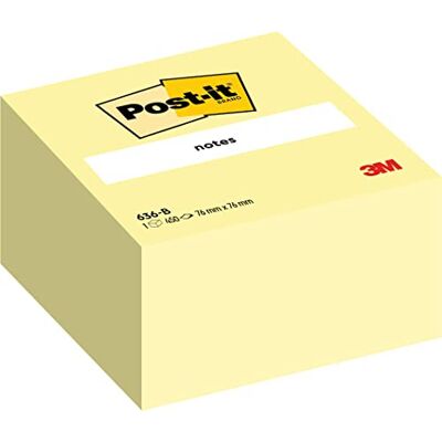 Post-it Notes Autocollantes, Jaune Canari, 450 Feuilles, 76 mm x 76 mm Feuillets Adhésifs pour Prise de Notes, Listes de Tâches et Rappels Post-it Notes Autocollantes, Jaune Canari, 450 Feuilles, 76 mm x 76 mm Feuillets Adhésifs pour Prise de Notes, Listes de Tâches et Rappels