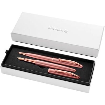 Pelikan 821872 Set Vulpen en balpen Jazz Noble Elegance K36+P36 Rose Pelikan 821872 Set Vulpen en balpen Jazz Noble Elegance K36+P36 Rose