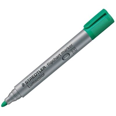 Staedtler LumoColor 356 Marqueur Tableau Papier Pointe Ogive 2 mm Vert Staedtler LumoColor 356 Marqueur Tableau Papier Pointe Ogive 2 mm Vert