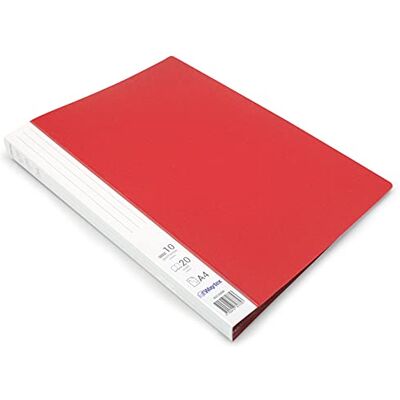 Waytex 931330R Protège Documents A4 20 vues Premium en Polypropylène Opaque Identifiable 10 Pochettes transparentes Rouge Waytex 931330R Protège Documents A4 20 vues Premium en Polypropylène Opaque Identifiable 10 Pochettes transparentes Rouge