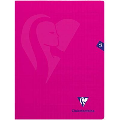 Clairefontaine - Cahier Mimesys 24x32 - Rose - Notebook Clairefontaine - Cahier Mimesys 24x32 - Rose - Notebook