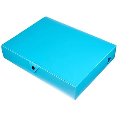 Viquel Class Doc Boîte De Classement en polypro dos 60 mm Bleu Turquoise Viquel Class Doc Boîte De Classement en polypro dos 60 mm Bleu Turquoise