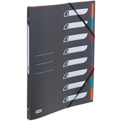 Oxford Trieur Standard A4 8 Positions Couverture Polypro Coloris Assortis Oxford Trieur Standard A4 8 Positions Couverture Polypro Coloris Assortis