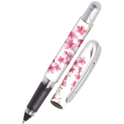 Online stylo roller ergonomique Cherry │ pour l'école et le lycée │ poignée souple pour gauchers et droitiers │ cartouches d'encre standard, rechargeables, couleur bleue │ stylos pour étudiants Online stylo roller ergonomique Cherry │ pour l'école et le lycée │ poignée souple pour gauchers et droitiers │ cartouches d'encre standard, rechargeables, couleur bleue │ stylos pour étudiants